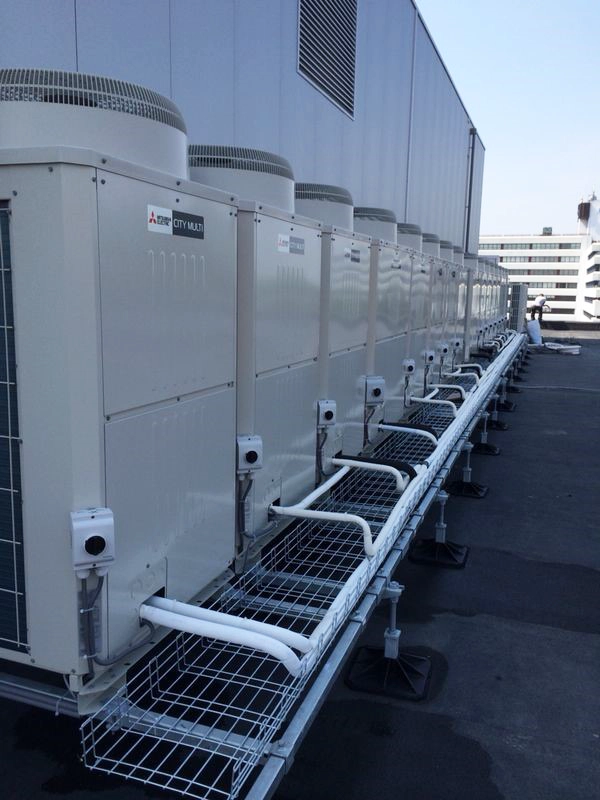 Geplaatste airconditioning